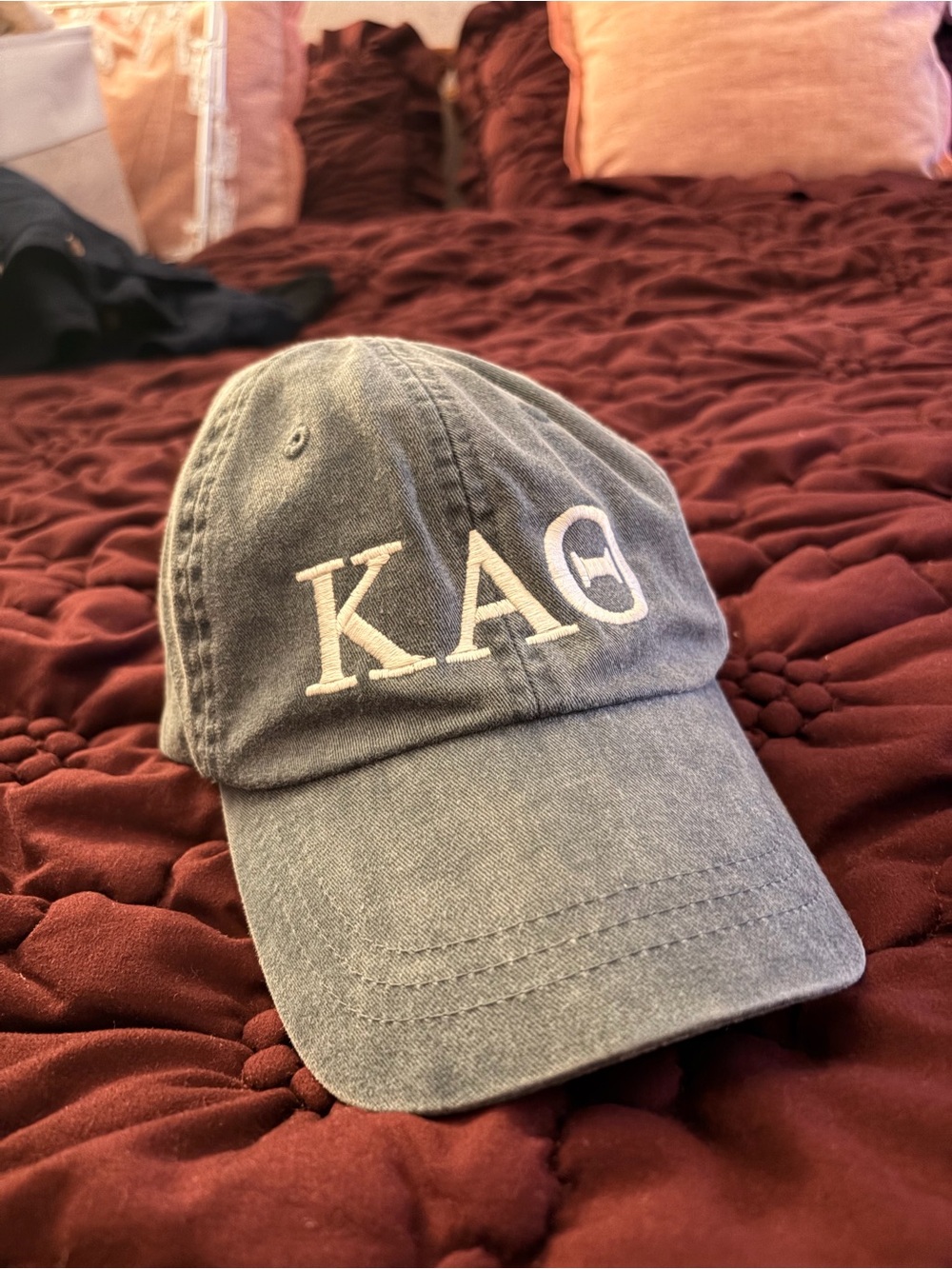 Theta blue hat
